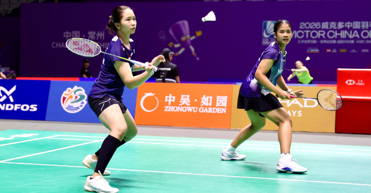 Pasangan ganda putri Indonesia, Rachel Allessya Rose/Febi Setianingrum sukdes melaju ke babak berikutnya. Foto : Ist