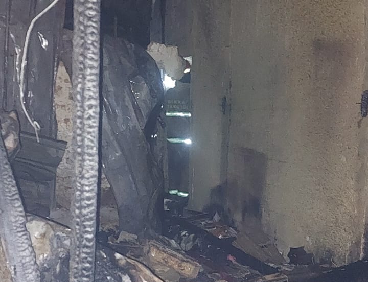 Kebakaran rumah tinggal di Gang Pilar, Kelurahan Kedaung, Kecamatan Pamulang. Foto ; Ist