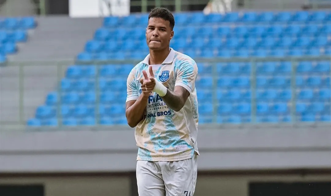 winger asal Brasil Luquinhas kini merumput bersama Persita Tangerang. Foto : Ist