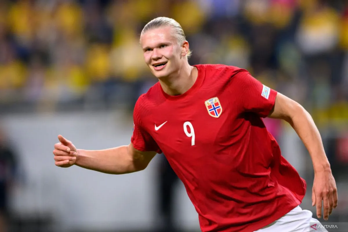 Bomber Norwegia Erling Haaland. Foto : Ist