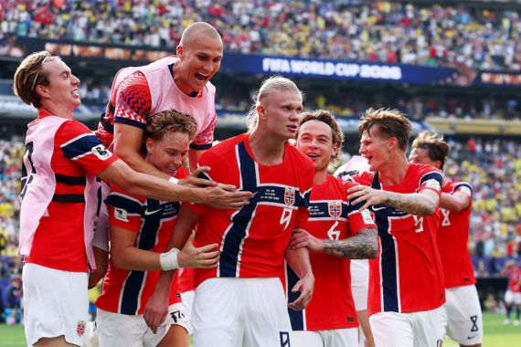 Haaland dan Timnas Norwegia. Foto : Ist