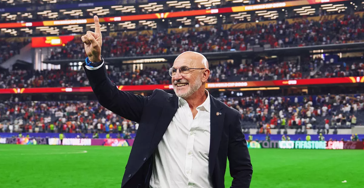 Pelatih Spanyol Luis de la Fuente. Foto : Ist