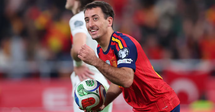 Bomber Timnas Spanyol Mikel Oyarzabal. Foto : Ist