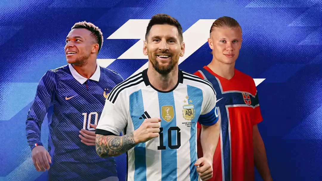 Buru sepatu emas Piala Dunia 2026 Mbappe, Messi dan Haaland. Foto : Ist