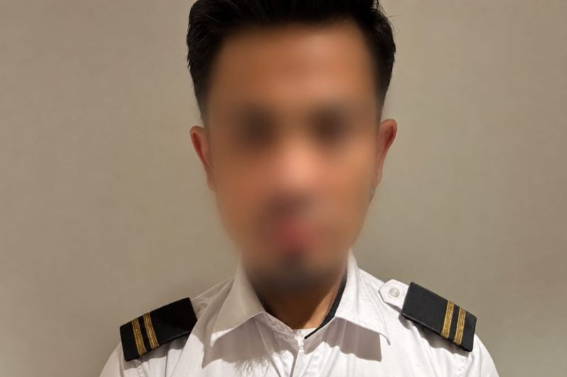 MS co pilot WNA yang selendupkan 70.000 butir ekstasi. Foto : Ist