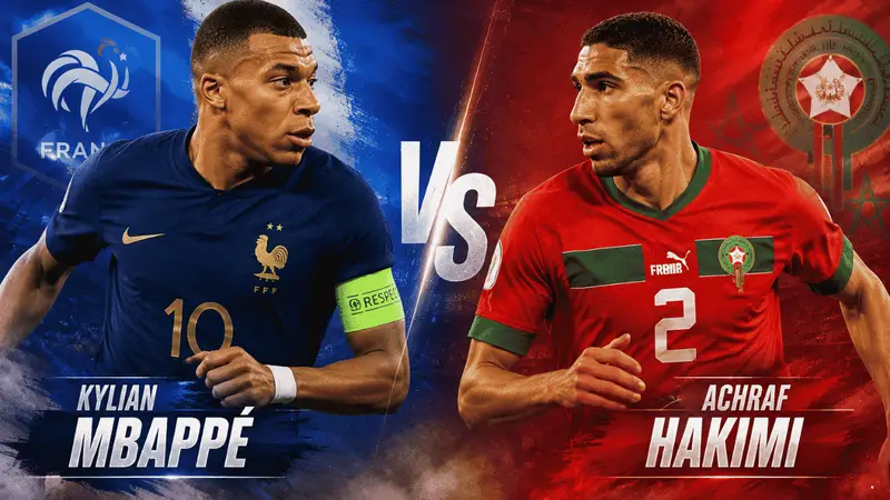 Laga Prancis vs Maroko di perempat final Piala Dunia 2026 di Boston, Jumat (10/7) pukul 03.00 WIB. Foto : Ist