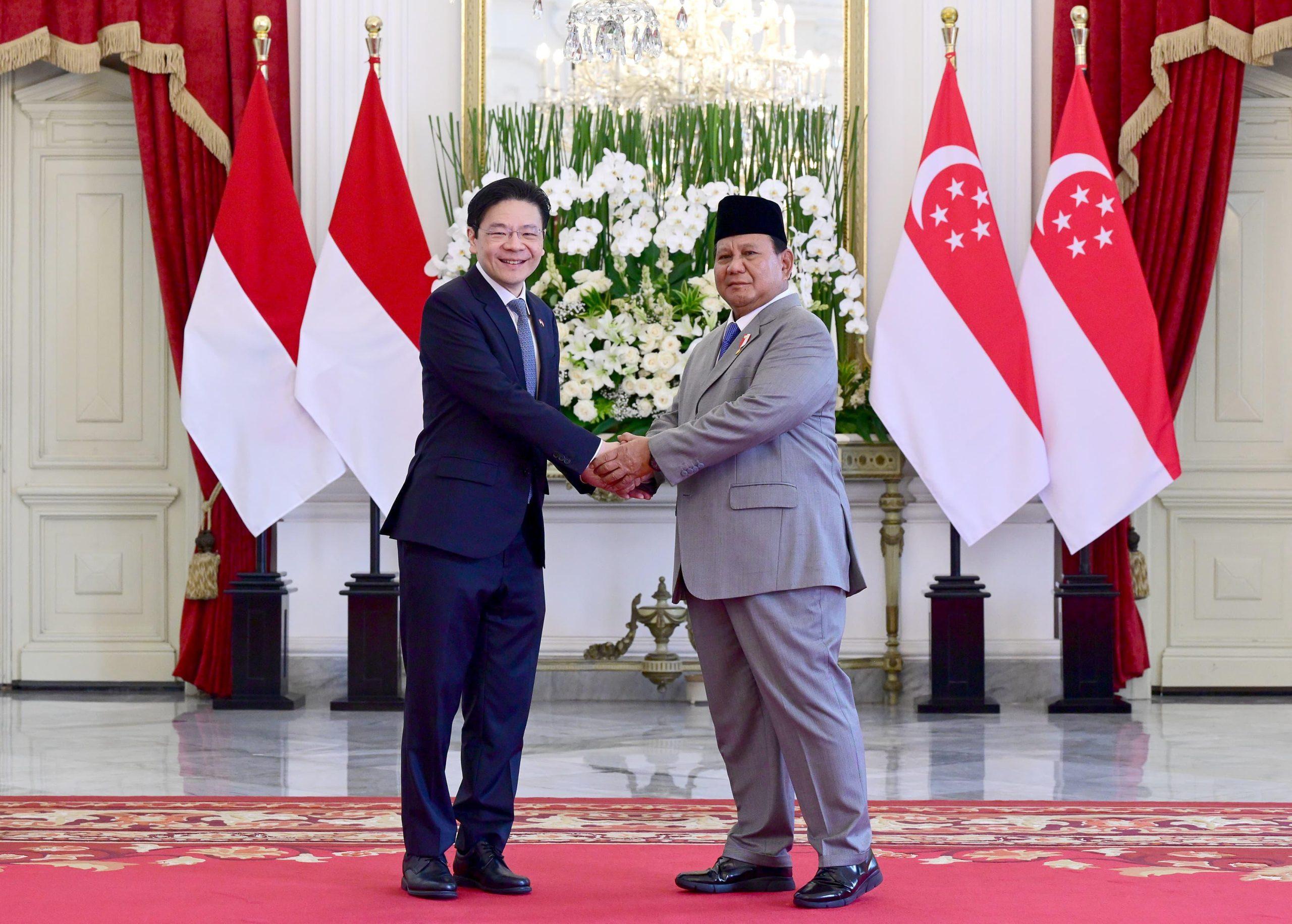Perdana Menteri Singapura Lawrence Wong bertemu Presiden Prabowo pada 6 Juli 2026. Foto : Ist