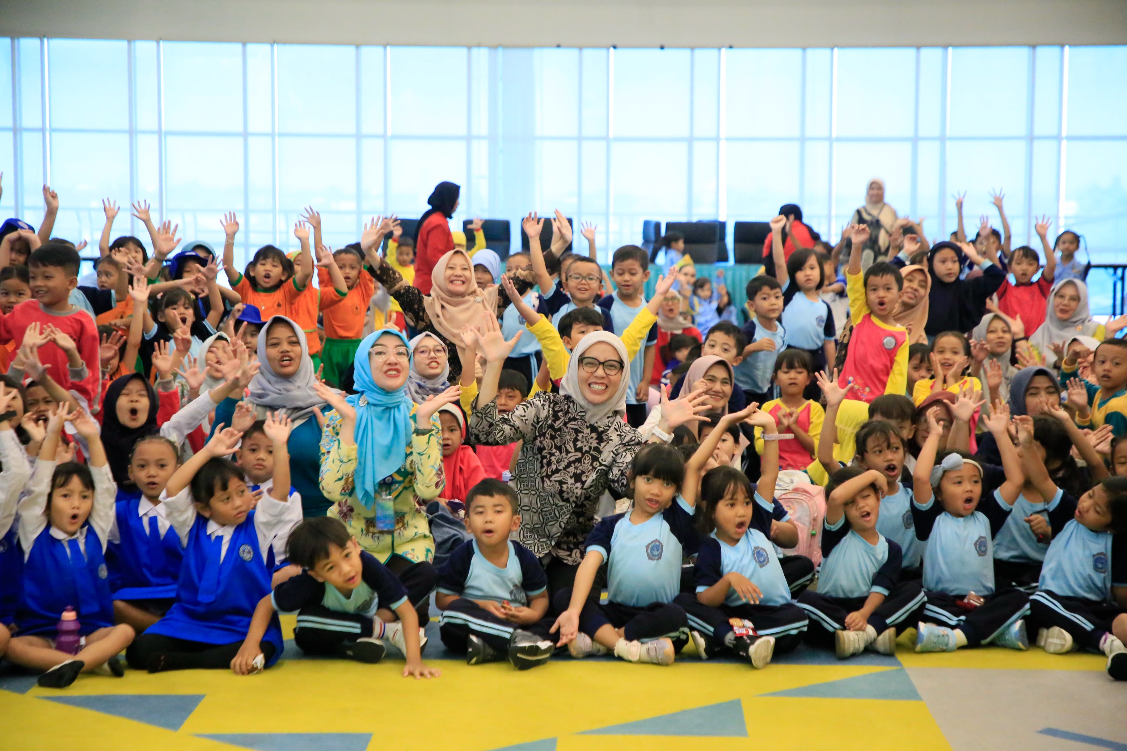 HARI ANAK. Momen peringatan Hari Anak Nasional di Puspemkot Tangsel.