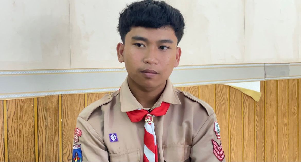 Abdoel Hafidz (16) Remaja asal Kampung Cilaja, Kecamatan Majasari, Kabupaten Pandeglang kini dapat melanjutkan pendidikan melalui Program Sekolah Gratis Pemerintah Provinsi. Foto : Humas Pemprov