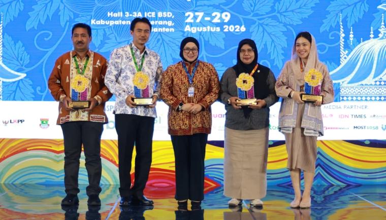 Wabup Tangerang Intan Nurul Hikmah pada APKASI Otonomi Expo 2026. Foto :Humas Kab. Tangerang