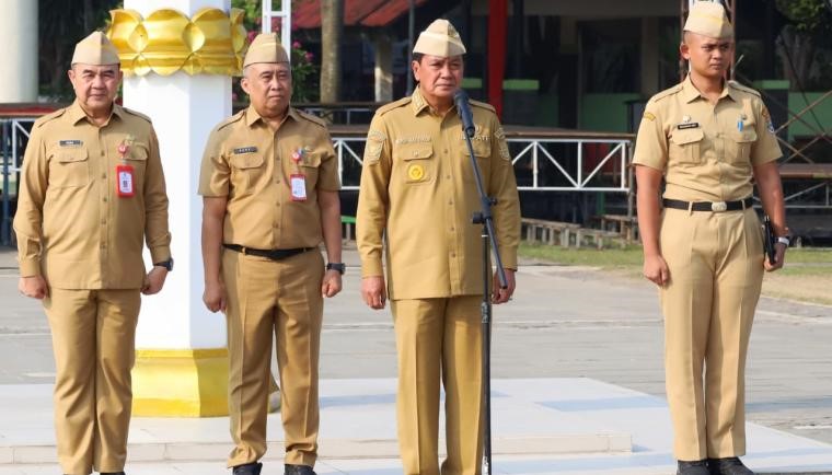 Bupati Tangerang Moch. Maesyal Rasyid membuka Pekan Olahraga Antar Pegawai (POR) Tingkat Kabupaten Tangerang 2026. Foto : Humas Pemkab.Tangerang