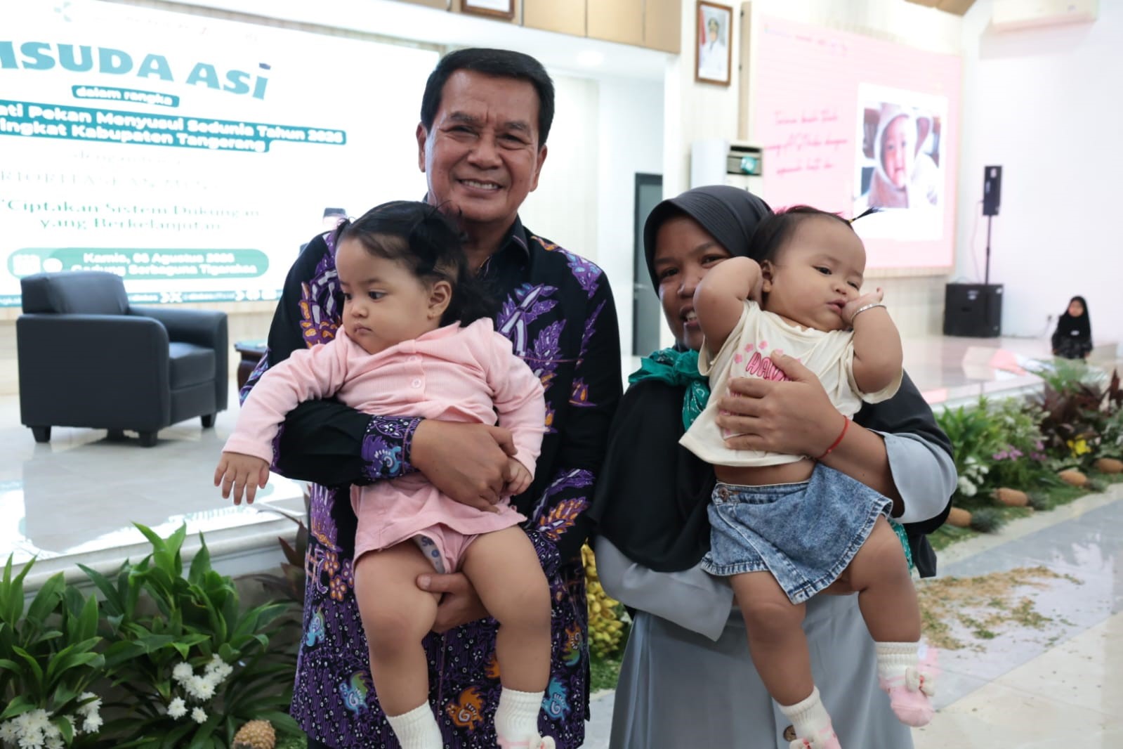 Bupati Tangerang Moch. Maesyal Rasyid menghadiri Wisuda ASI dalam rangka Pekan Menyusui Sedunia 2026. Foto : Ist