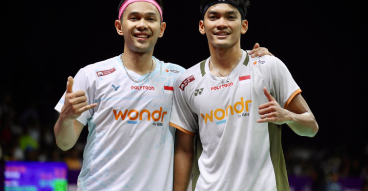 Ganda putra andalan Indonesia Fajar/Fikri. Foto : Ist