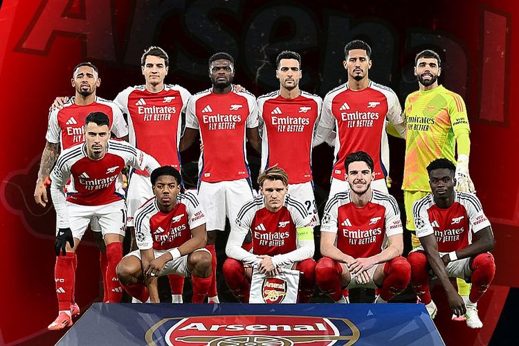 Skuad Arsenal. Foto : Ist