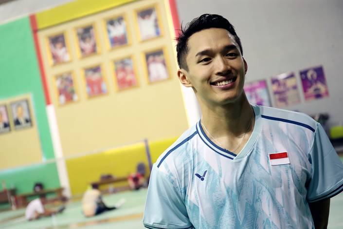 Jonatan Christie resmi menempati posisi nomor satu dunia dalam daftar peringkat terbaru Federasi Bulu Tangkis Dunia (BWF). Foto : Ist