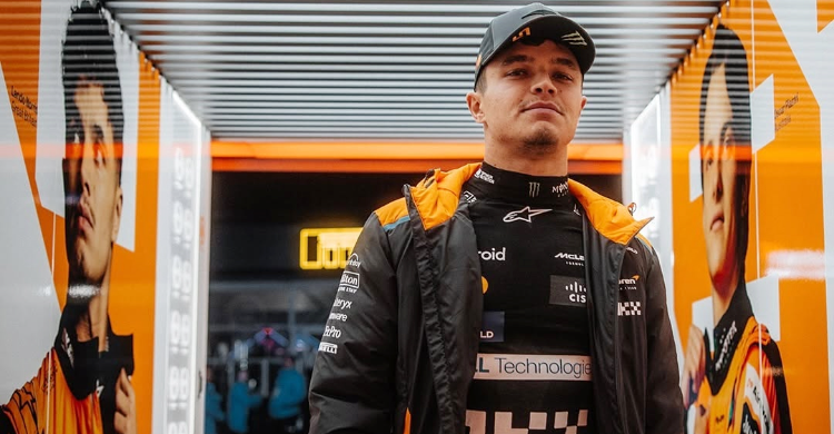 Pembalap McLaren Lando Noris. Foto : Ist