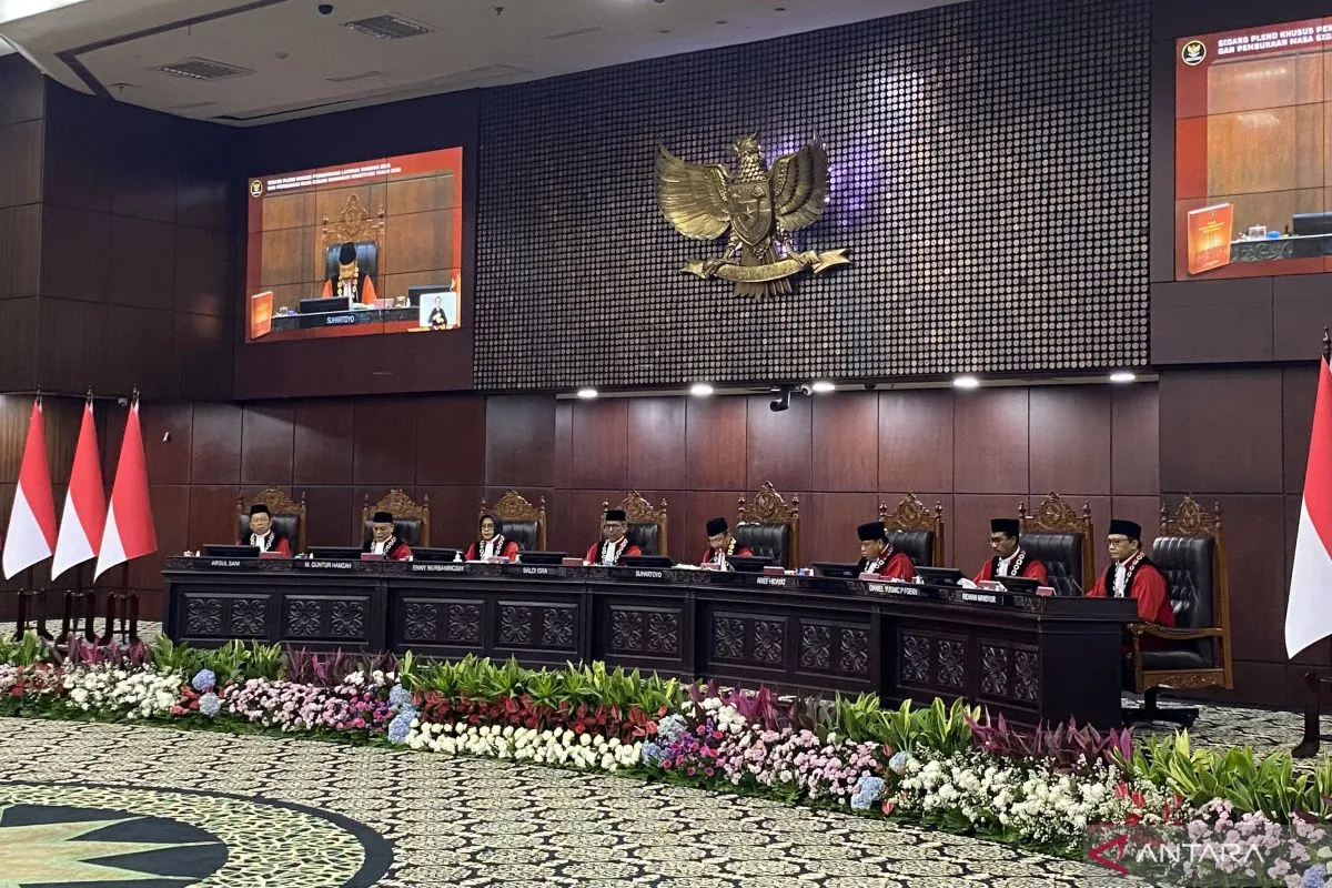 Suasana sidang di MK. Foto : Ist