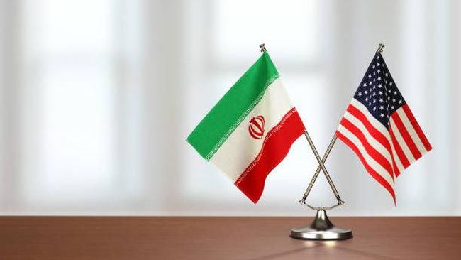 Bendera Iran - AS. Foto : Ist