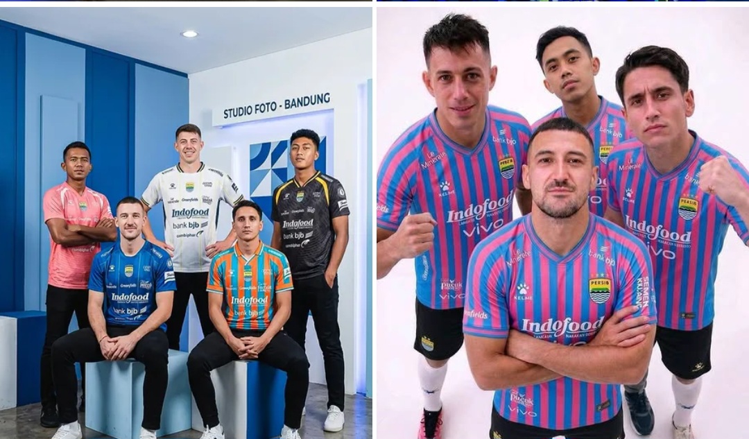 Persib Bandung resmi memperkenalkan jersey sekaligus skuad yang akan berlaga pada kompetisi Super League 2026/2027. Foto : IG