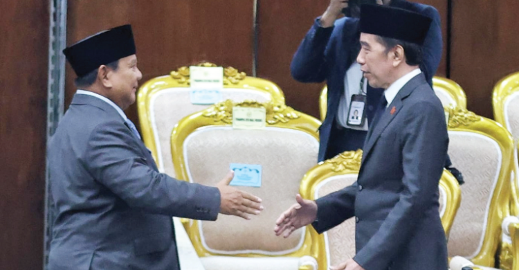 Presiden Prabowo dan Mantan Presiden ke 7 Jokowi. Foto : Ist