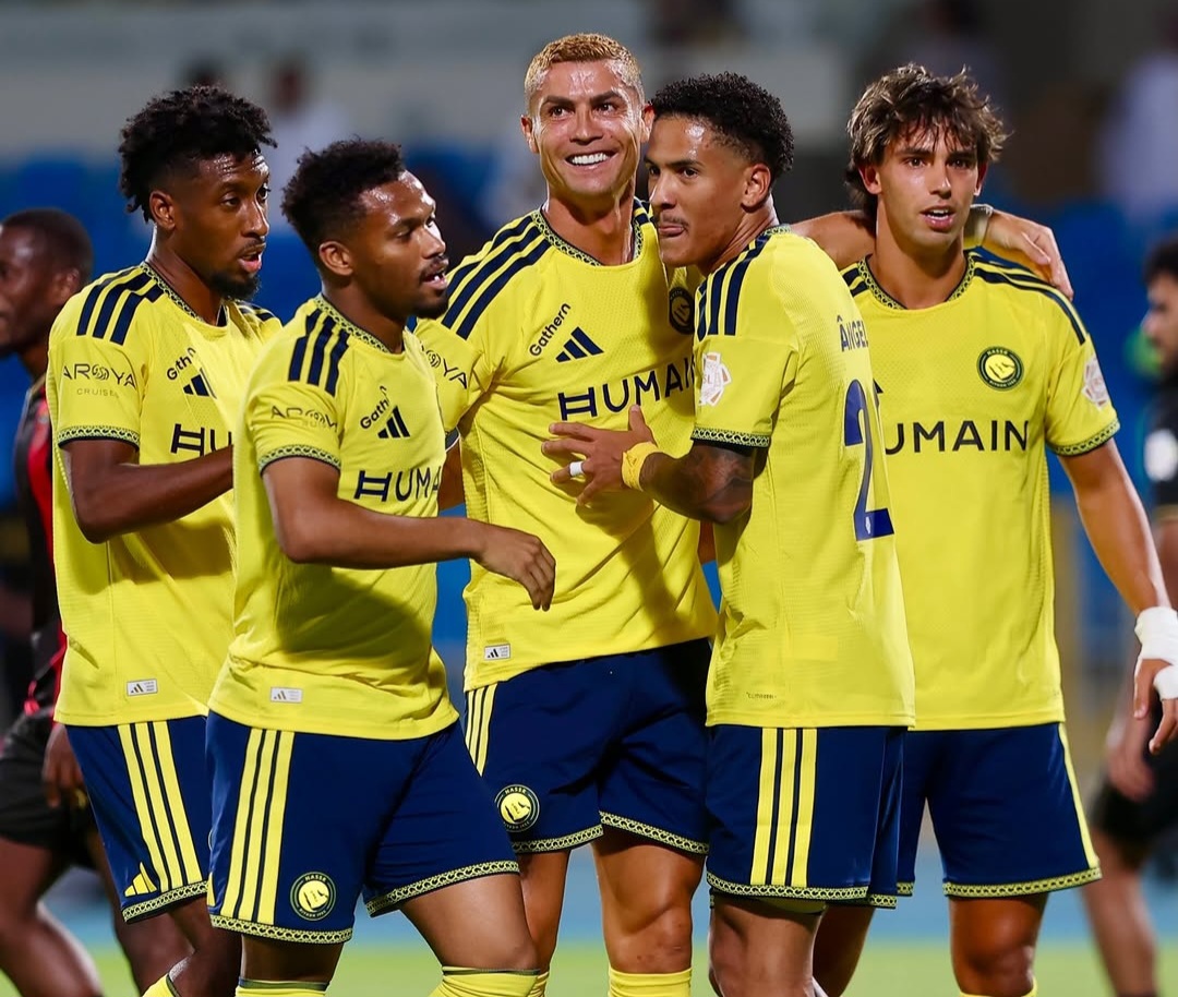 Ronaldo dan skuad Al Nassr. Foto : Ist