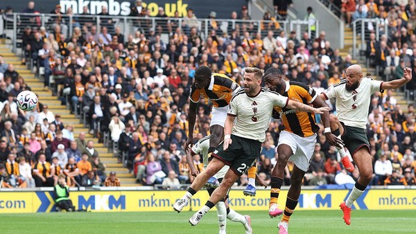 Laga MU vs Hull City dimenangkan tuan rumah Hull City 2-0. Foto : Ist