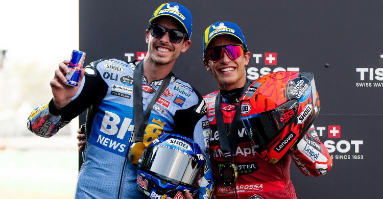 Dua bersaudara Alex dan Marc Marquez. Foto : Ist