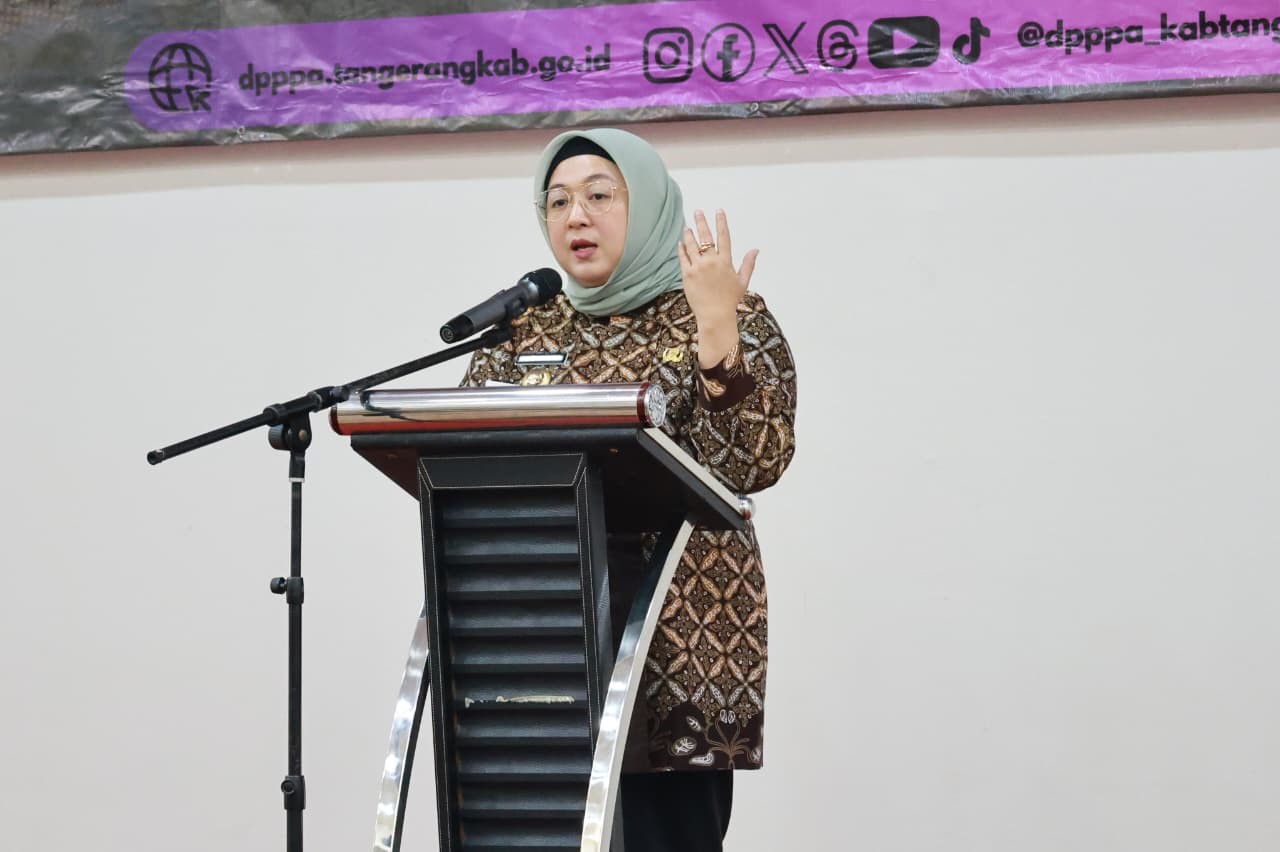 Wakil Bupati Tangerang Intan Nurul Hikmah membuka Pelatihan Konvensi Hak Anak (KHA). Foto : Ist
