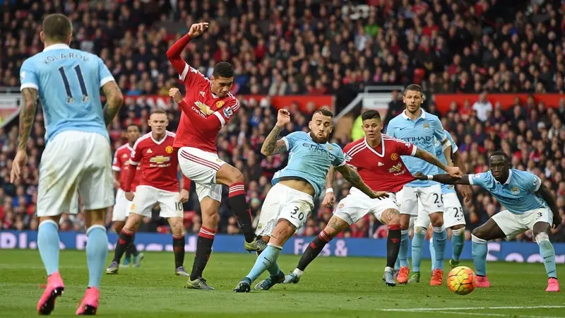 Laga Man City vs MU berakhir 1-0 untuk Man City. Foto : Ist
