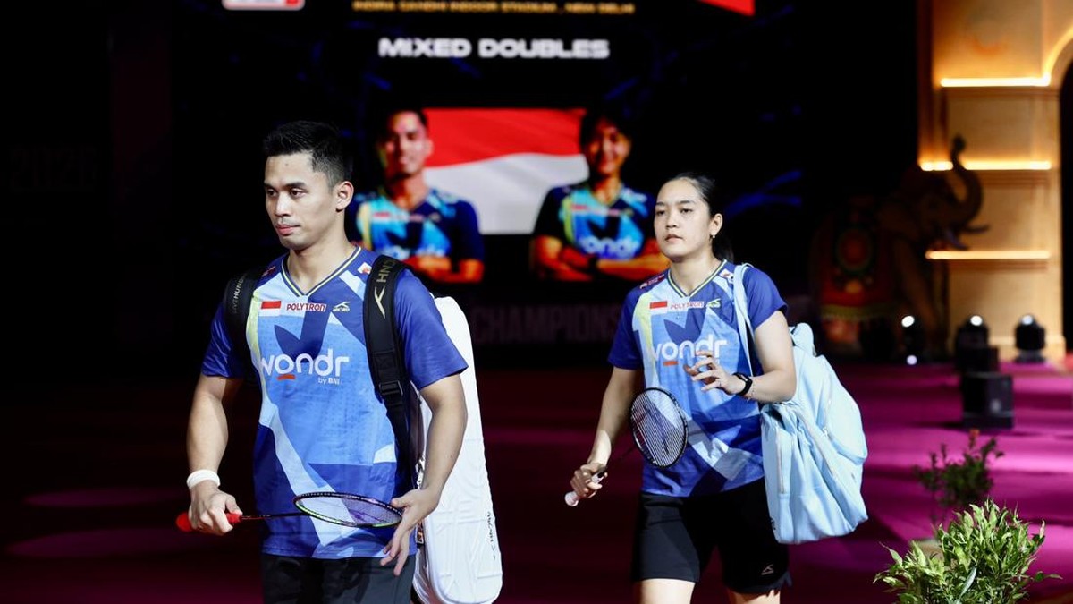 Ganda campuran Indonesia Amri/Nita rebut medali perak Asian Games 2026. Foto : Ist