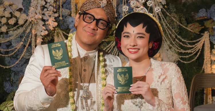 Andre Taulany resmi menikah dengan Amanda Lintang Larasati Rigby. Foto : IG