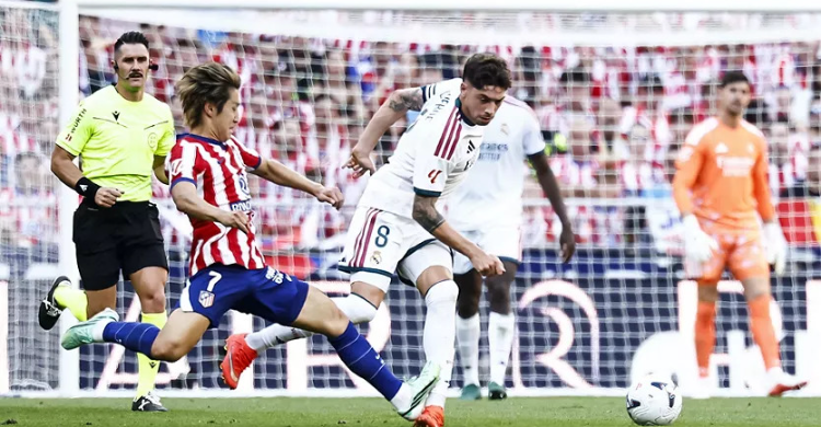 Laga Real Madrid vs Atletico Madrid. Foto : Ist