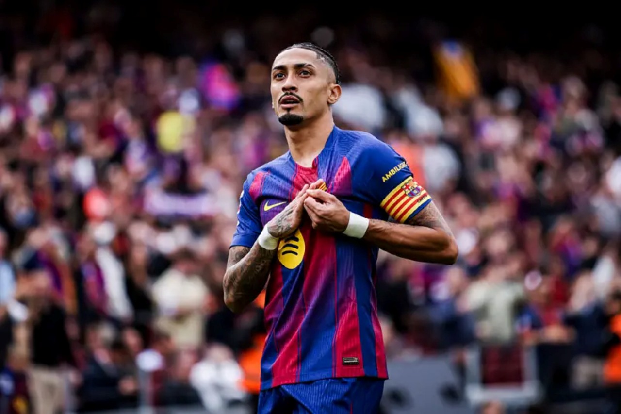 Bomber Barca Raphinha. Foto : Ist