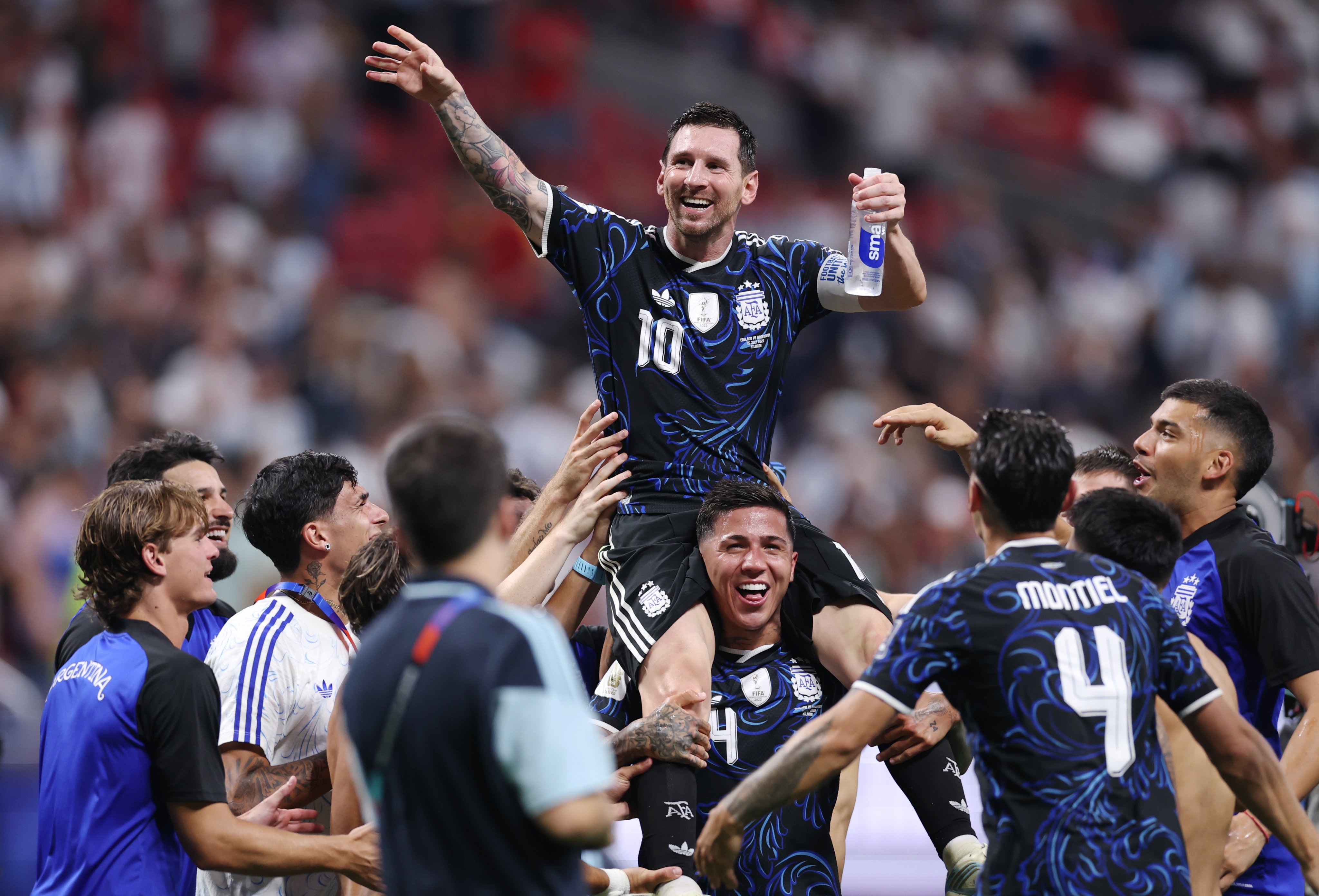 Bintang Timnas Argentina Lionel Messi. Foto : Ist
