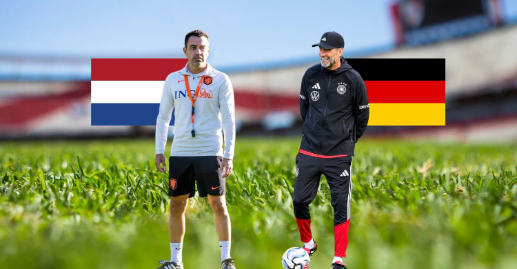 Xavi Hernandez dan Jurgen Klopp. Foto: Ist