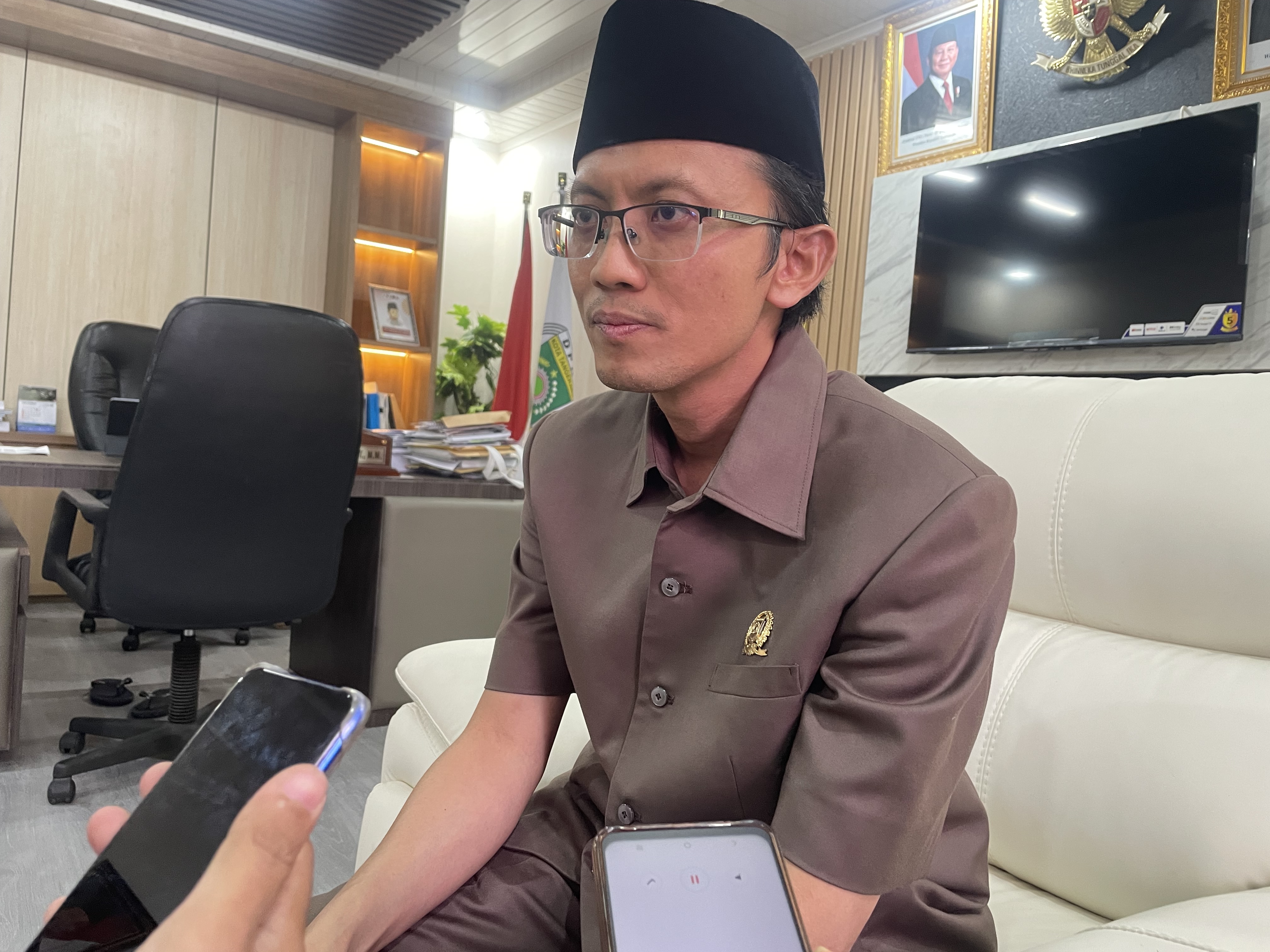 SOAL UMRAH: Wakil Ketua II DPRD Kota Tangerang Arief Wibowo turut menyoroti masalah pertambahan anggaran dan kuota umrah. ISTIMEWA