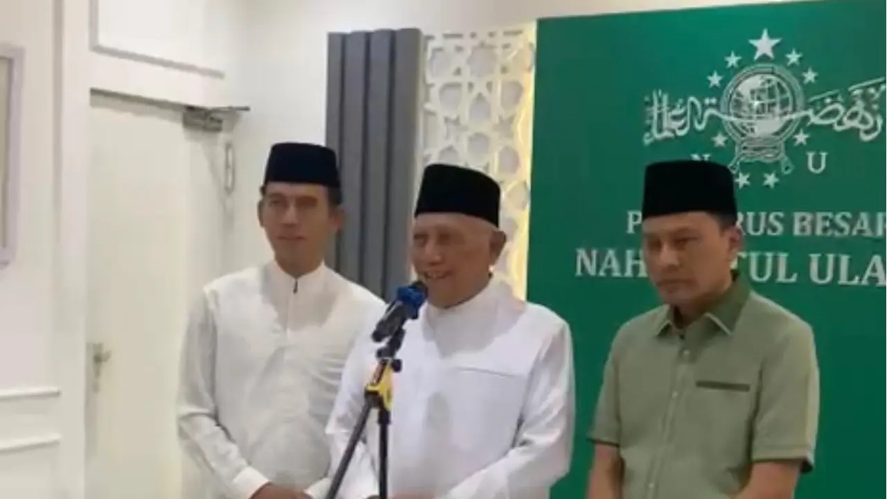Ketum baru PBNU Gus Kikin mulai berkantor di kantor Pusat NU di Jakarta. Foto : Ist