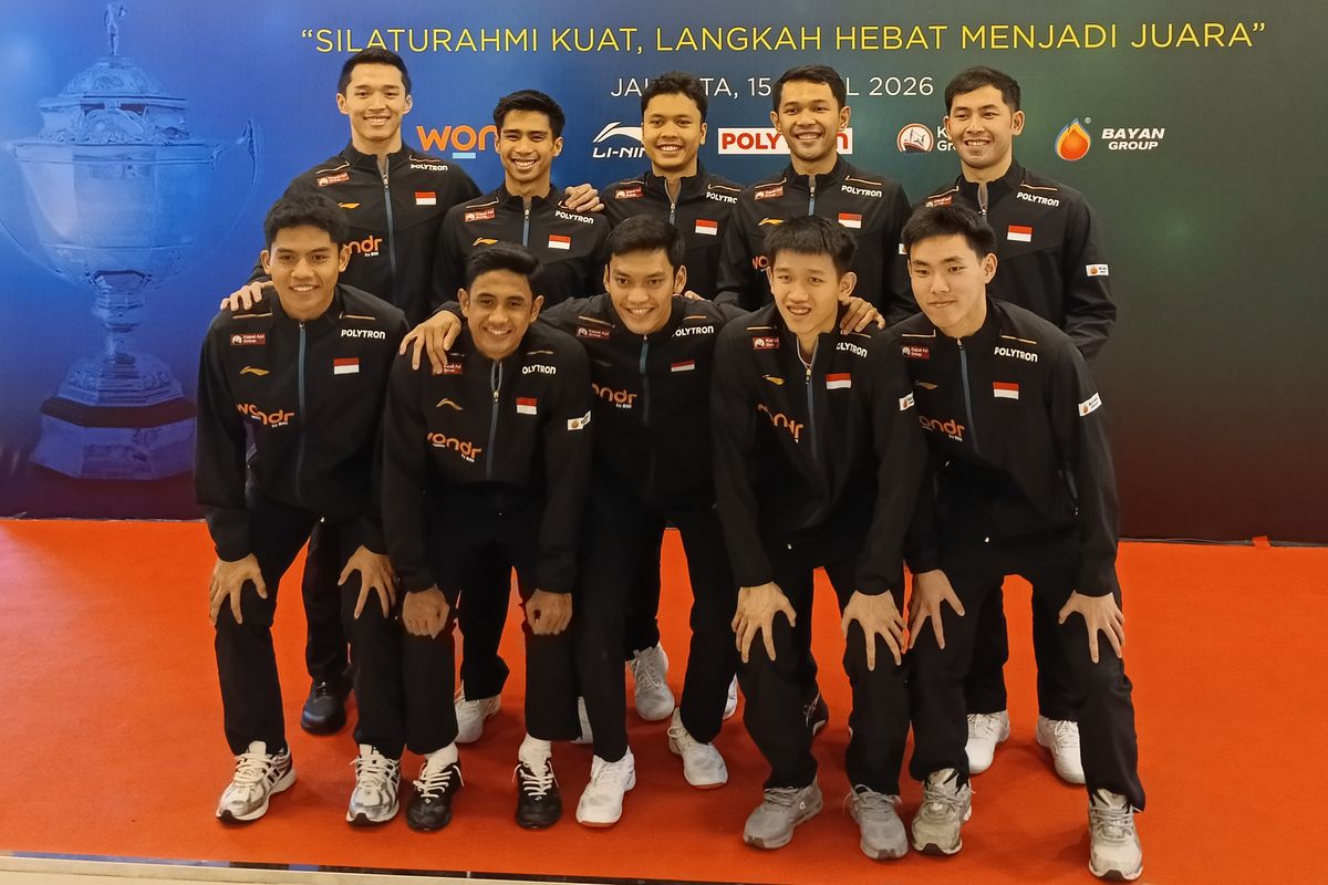 Timnas Putra Bulutangkis Indonesia. Foto : Ist