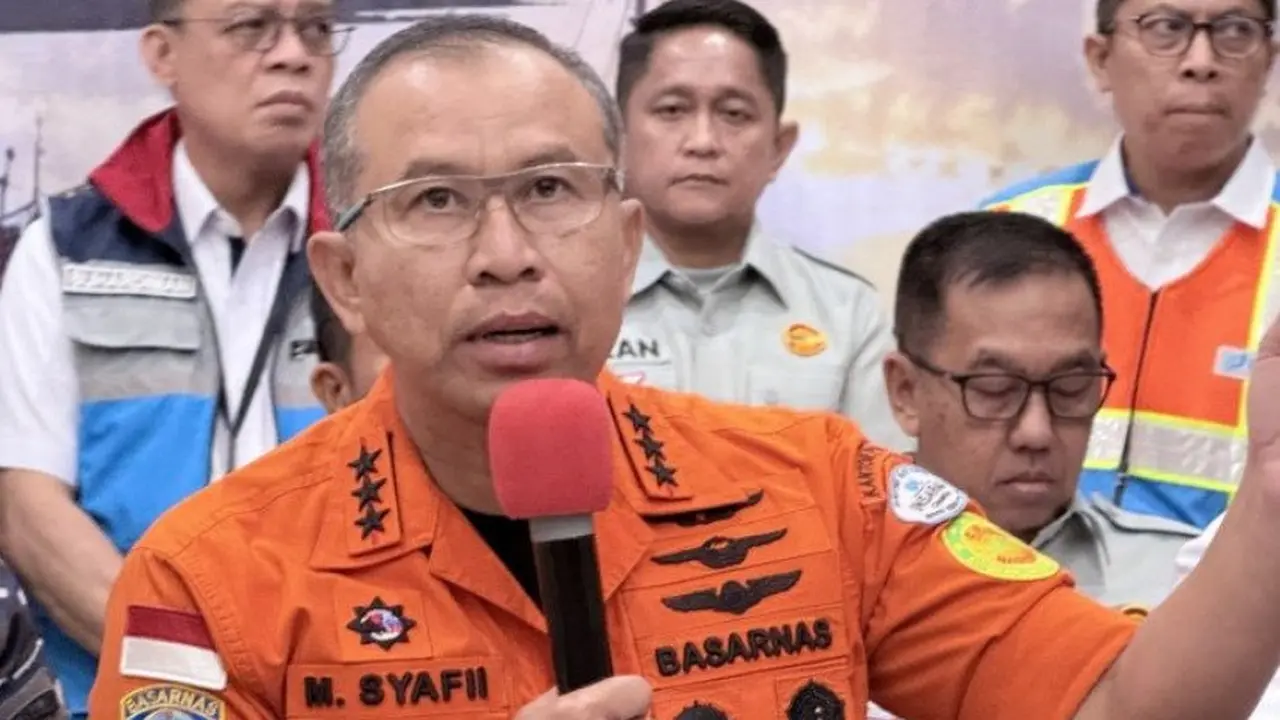 Kepala Basarnas Mohammad Syafii saat konferensi pers. Foto : Ist