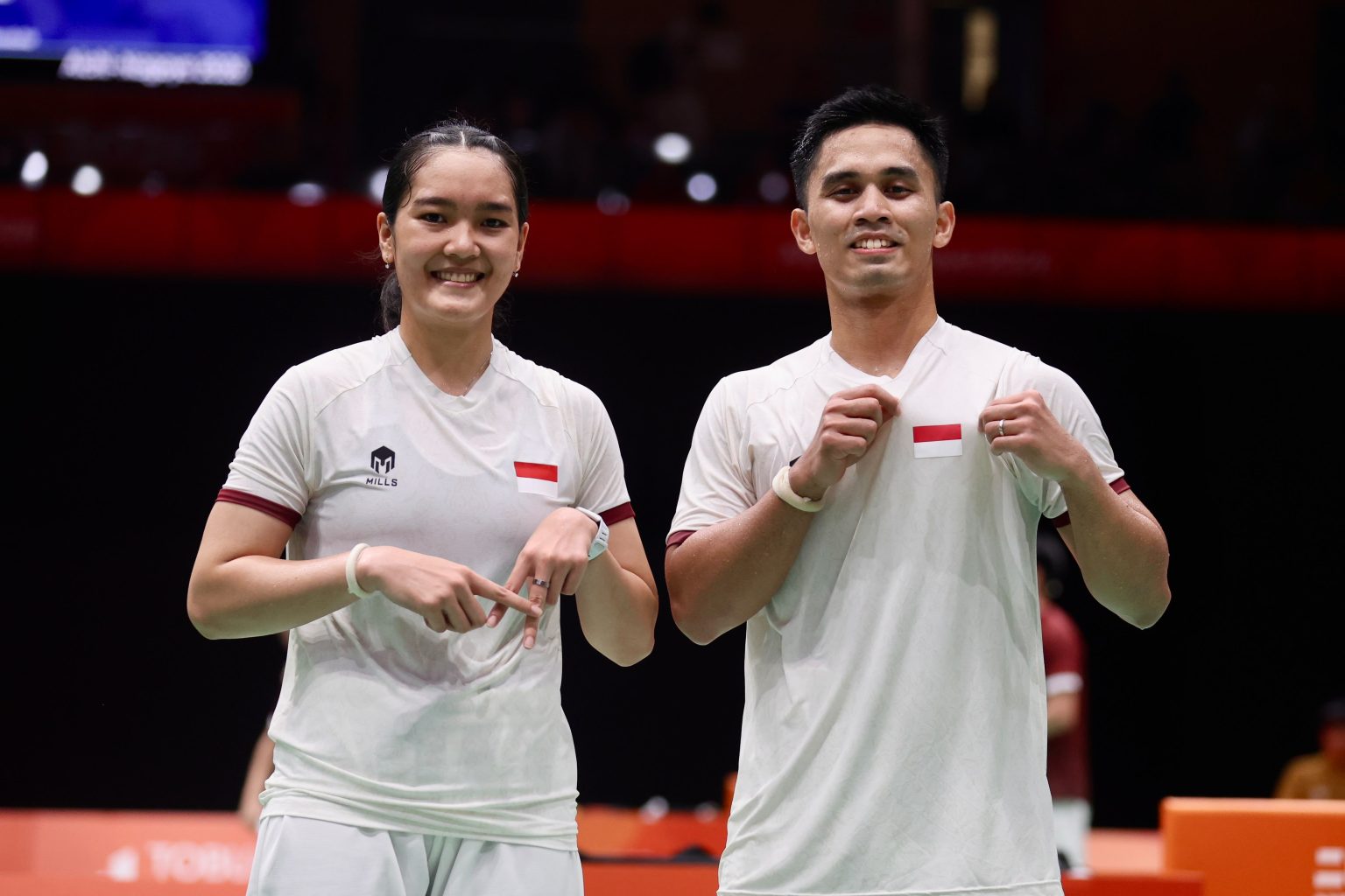 Ganda campuran Indonesia Amri Syahnawi/Nita Violina Marwah. Foto : Ist