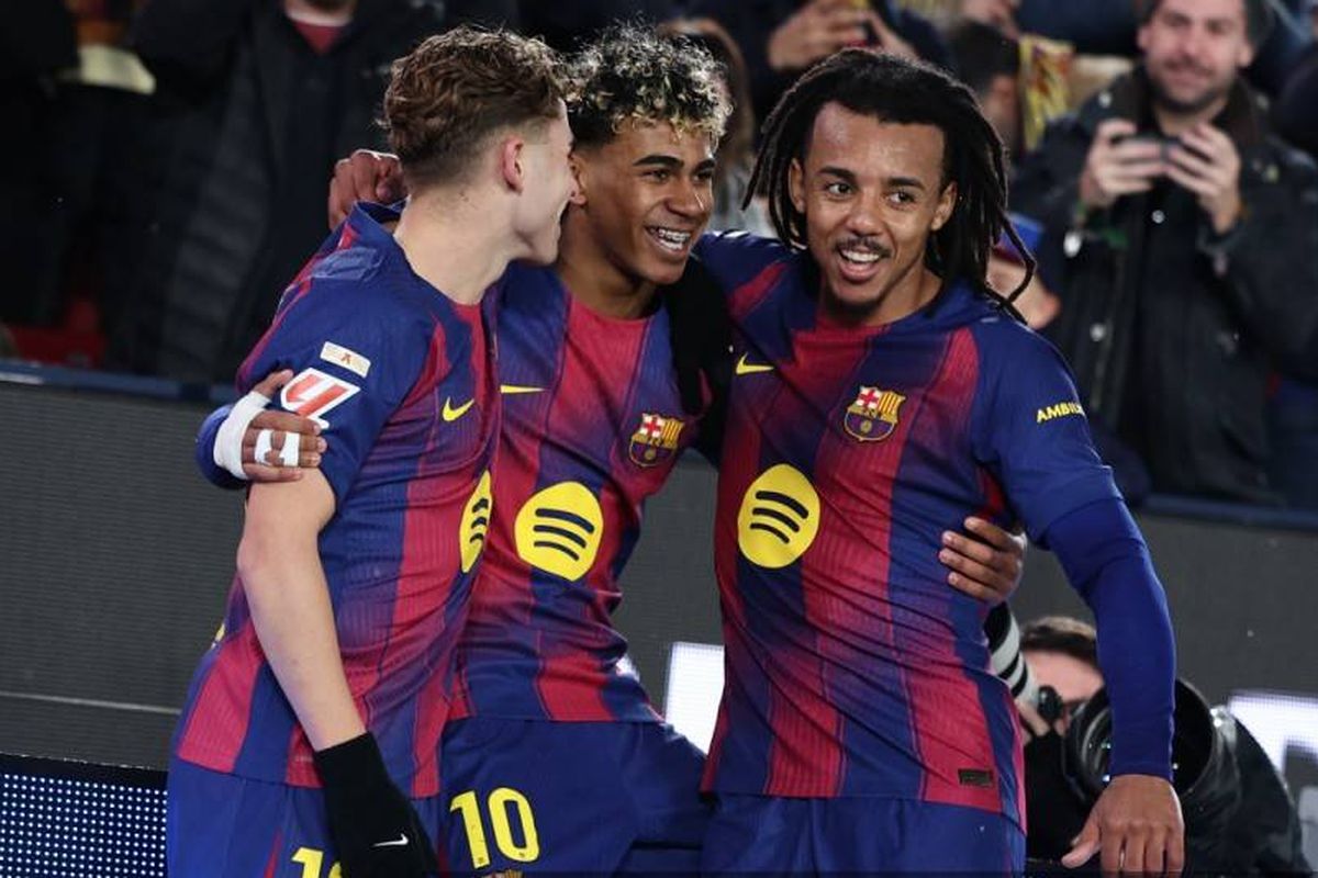 Skuad Barca siap hadapi Feyenoord pada laga pembuka fase liga Liga Champions di Spotify Camp Nou, Kamis (10/9/2026). Foto : Ist