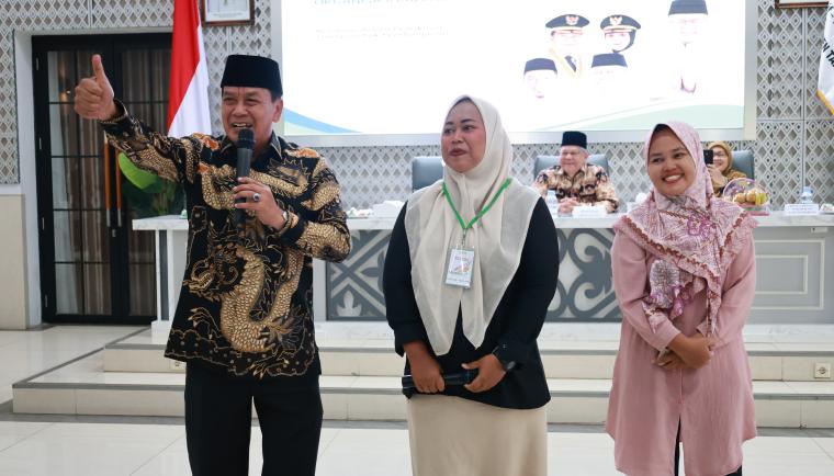 Bupati Tangerang Moch. Maesyal Rasyid pada acara Musyawarah Daerah (Musda) ke-3 Ikatan Cendekiawan Muslim Indonesia (ICMI). Foto : Ist
