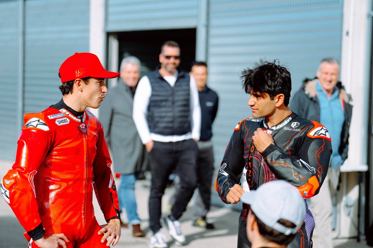Marc Marquez dan Jorge Martin. Foto : Ist