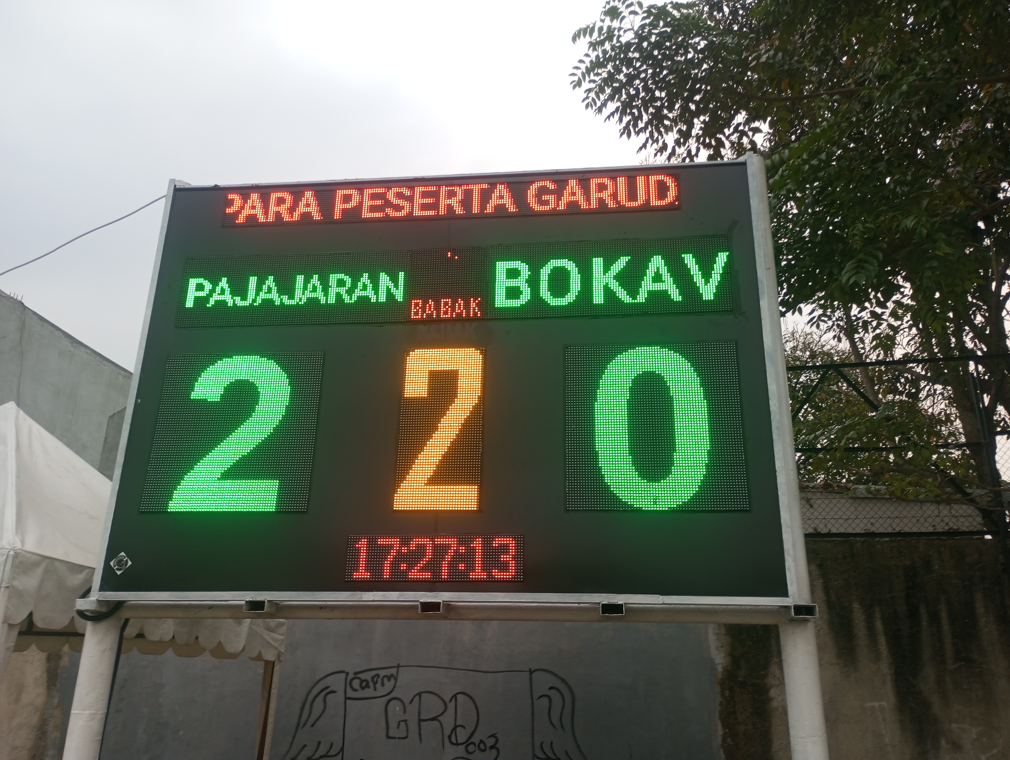 Tim pendatang baru Pajajaran unggul 2-0 atas Bokav FC pada Selasa (22/09/2026).(red/tangselpos.id).
