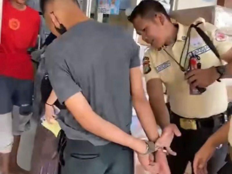 PENCURIAN - Aksi pencurian di salah satu toko di kawasan ITC BSD, Lengkong Wetan, Serpong, Tangsel, berakhir dengan penangkapan seorang pria berinisial MS (27).