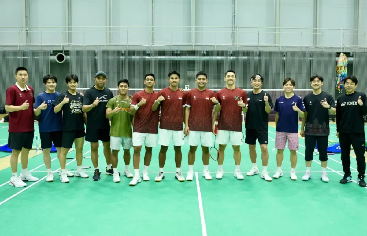 Tim bulutangkis beruga putra sukses merebut medali Emas di Asian Games 2026. Foto : Ist