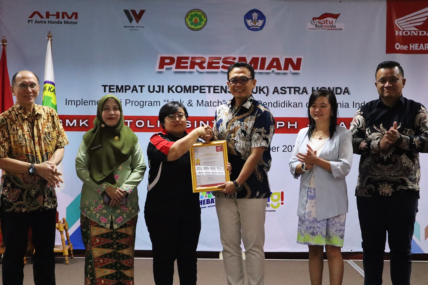 SMK Katolik Sint Joseph, Jakarta raih Grade A+, Jumat (04/09/2026).(Foto: dok/WMS).
