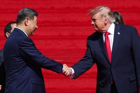 Presiden Amerika Serikat Donald Trump dan Presiden China Xi Jinping. Foto : Ist