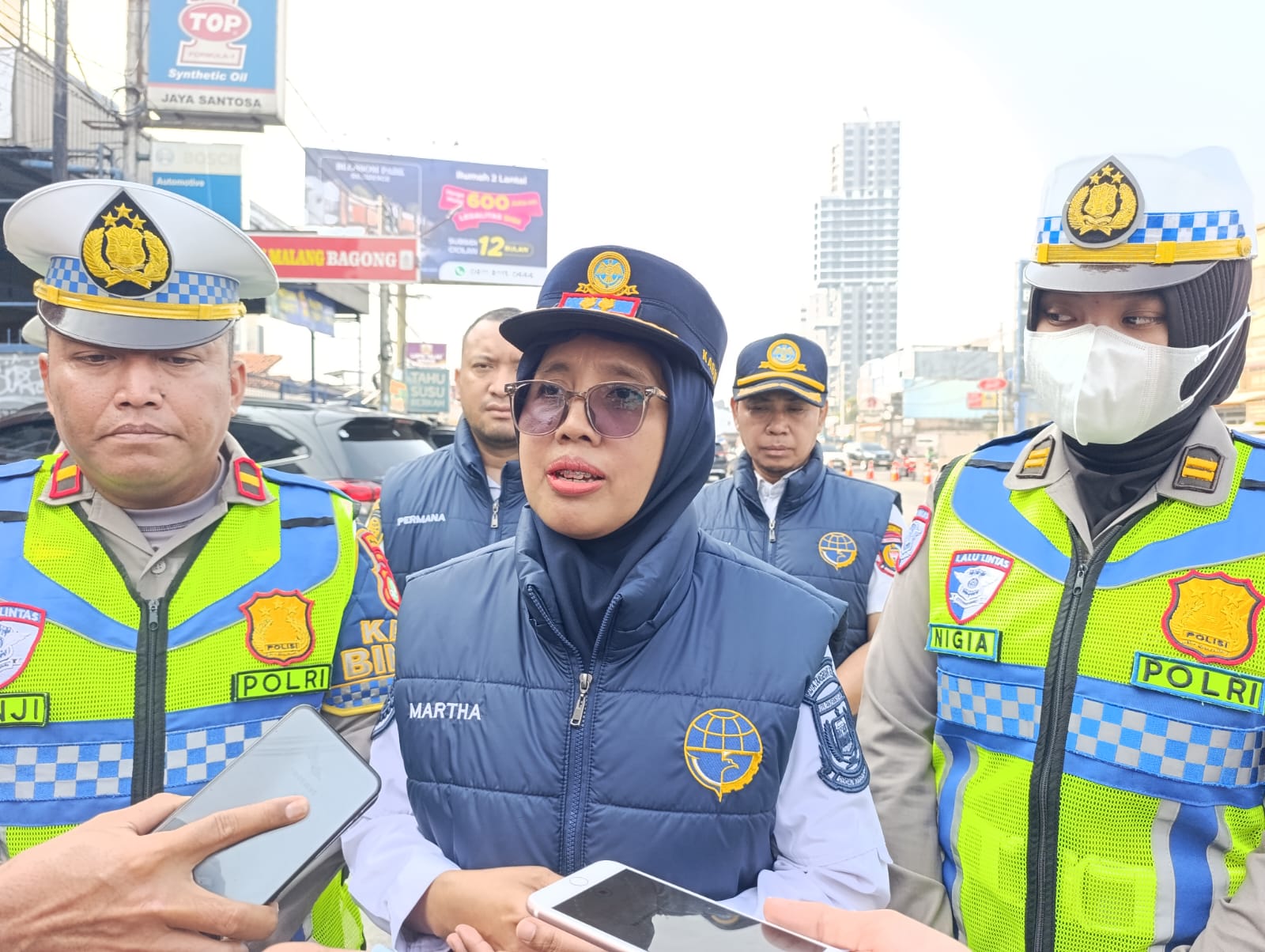 Kepala Bidang Lalu Lintas Dinas Perhubungan (Dishub) Tangsel, Martha Lena. (Ist)