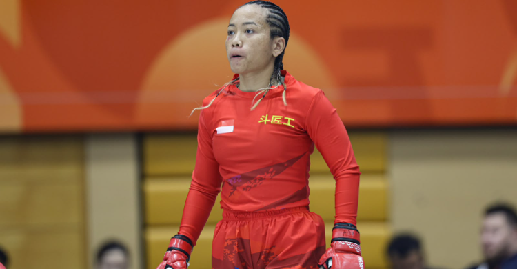 Atlet mixed martial arts (MMA) Indonesia, Vallensia Fahira Hotmauli raih sumbang medali perunggu di Asian Games 2026. Foto : Ist